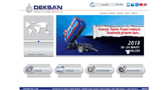 Desktop Screenshot of deksan.com.tr