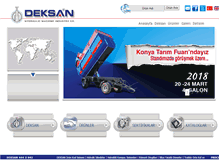 Tablet Screenshot of deksan.com.tr